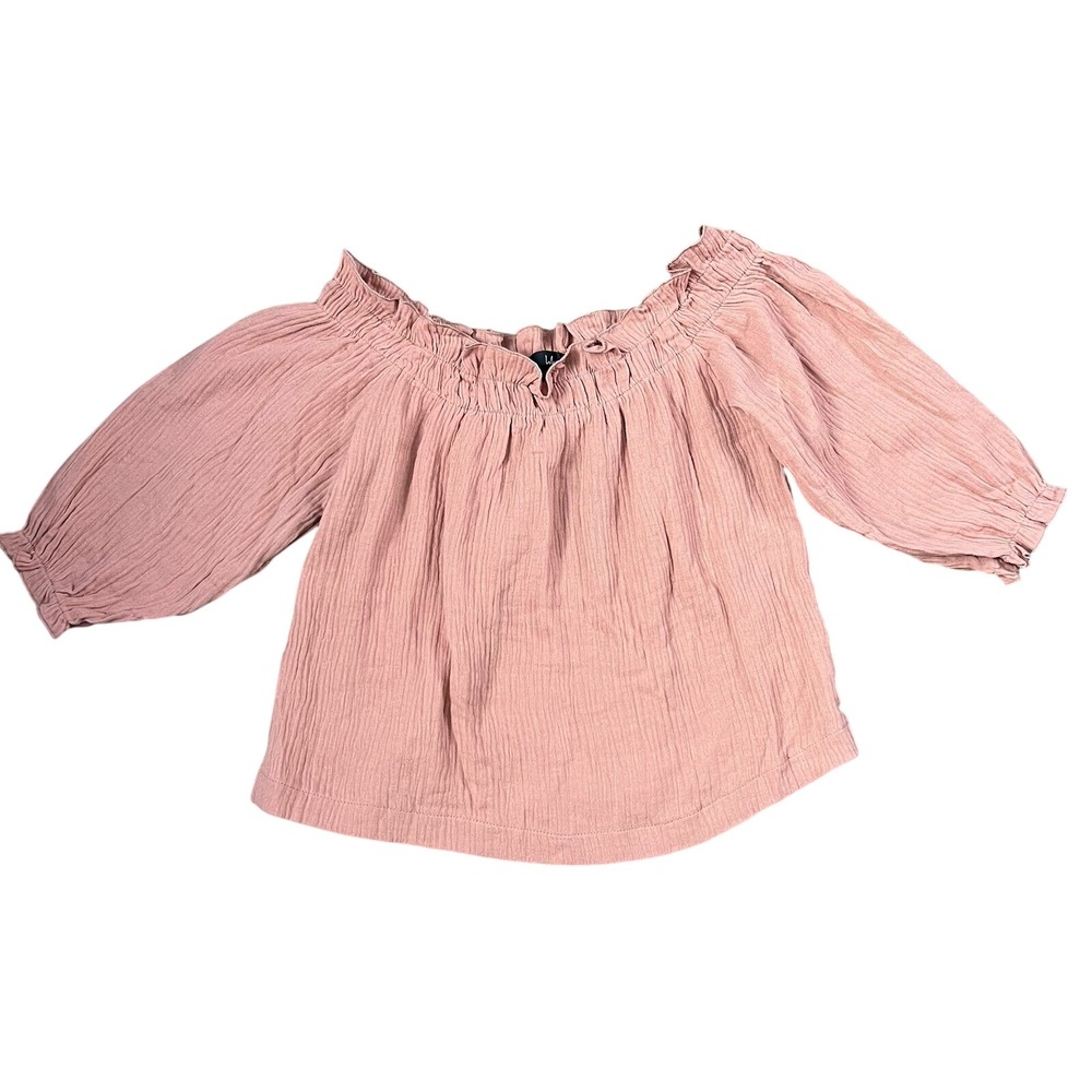 Women's Size Small LuLu's Blouse NWT Beige Pink